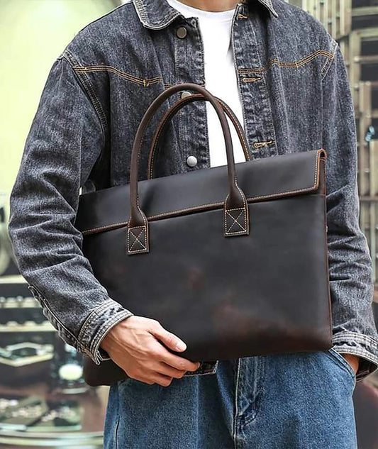 premium leather laptop bags for 2024