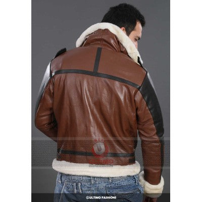  Men's Bomber Cowhide Leather Jacket