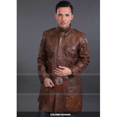 The Defiance Brown Real Leather Jacket