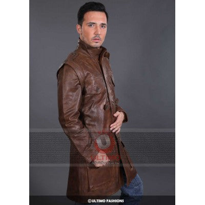 The Defiance Brown Real Leather Jacket