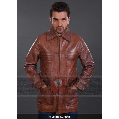 The Hector Defiance Vintage Brown Leather Jacket