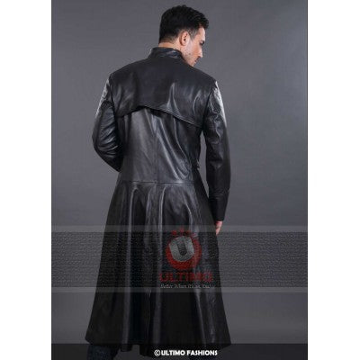  Leather Long Coat