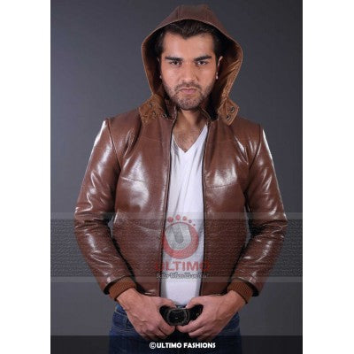The Byuang Quilted Bomber Hooded Jacket