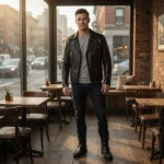 Valerio Dual-Identity Brando Hybrid Leather Biker Jacket