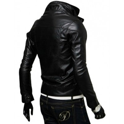Rider Double Collar Leather Jacket