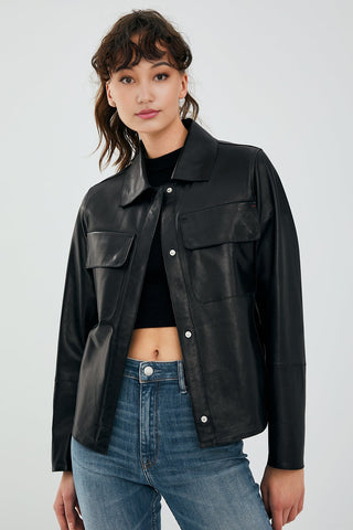 Jasmine Black Women's Leather Jacket