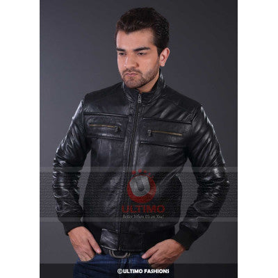 Nicholas Black Rider Leather Jacket
