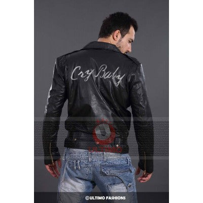 Cry Baby Leather Motorcycle Jacket