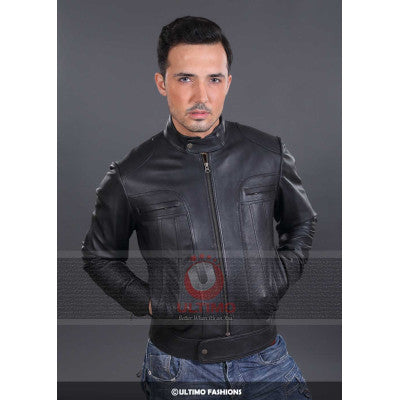 The Classic McCarthy Black Genuine Leather Jacket