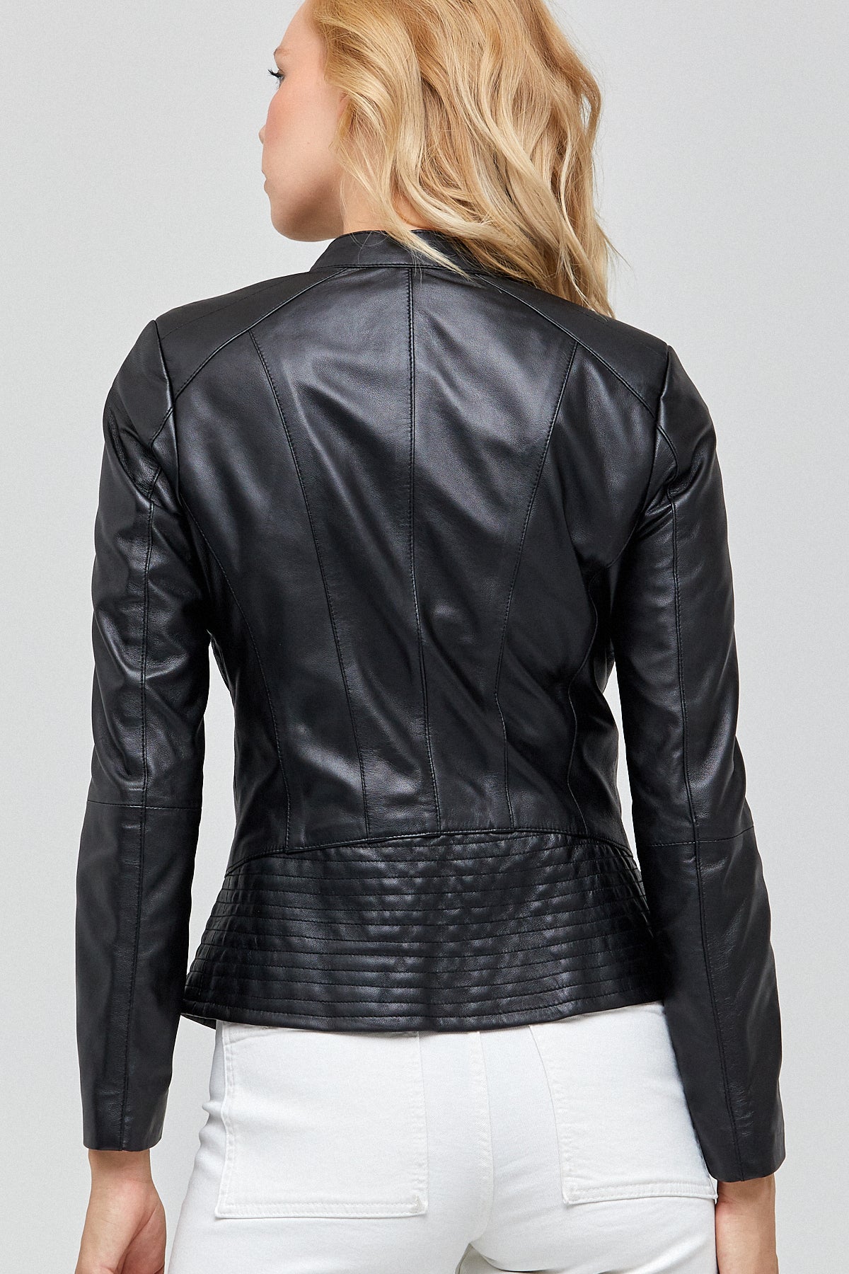 Lucky Women's Black Leather Jacket