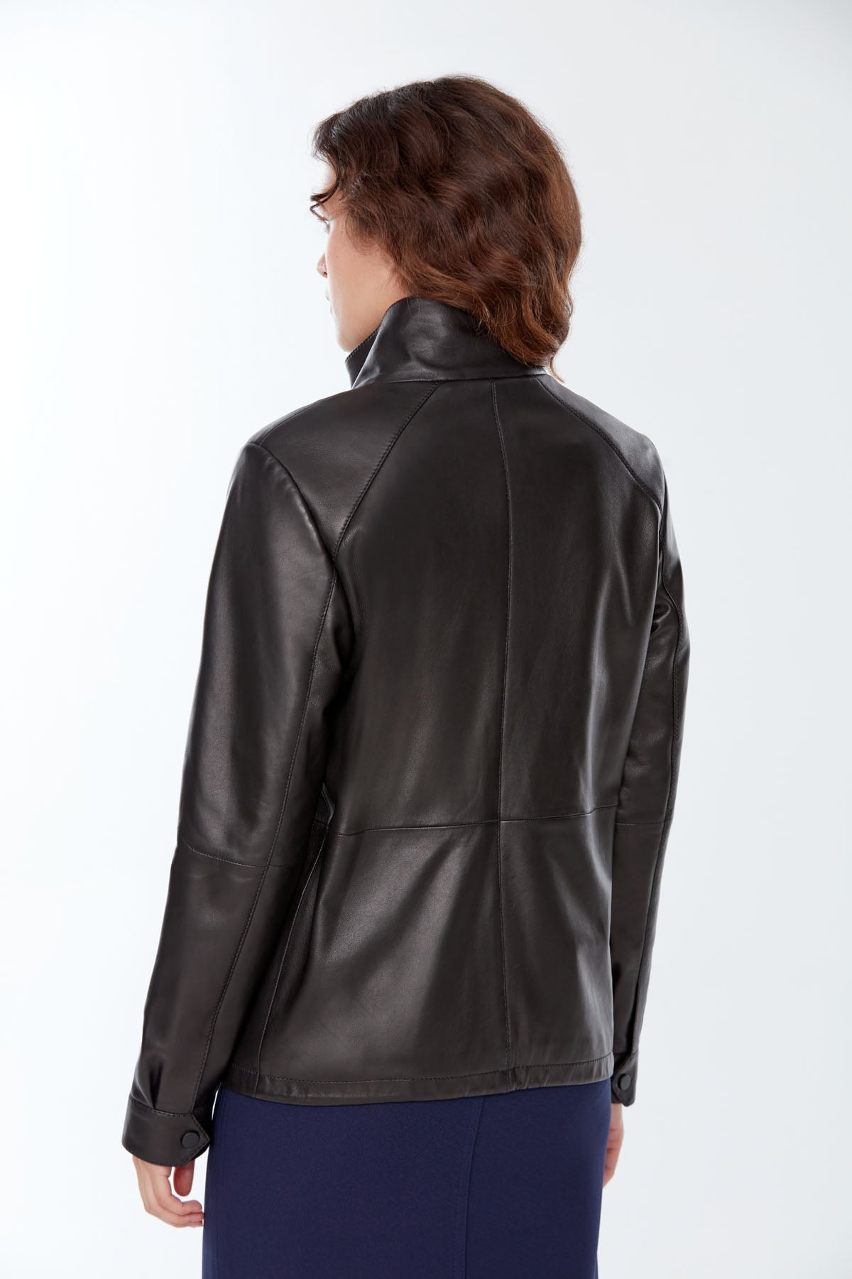 Marissa Women's Black Leather Jacket
