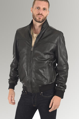 Motor Vintage Ripped Cow Leather Jacket
