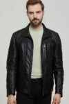 Dominion Rider Black Leather Jacket