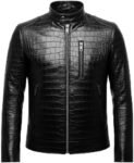 CrocVantage Black Faux Leather Jacket
