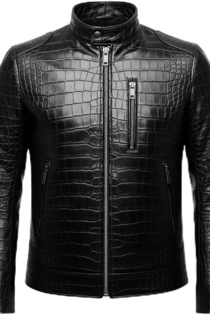 CrocVantage Black Faux Leather Jacket