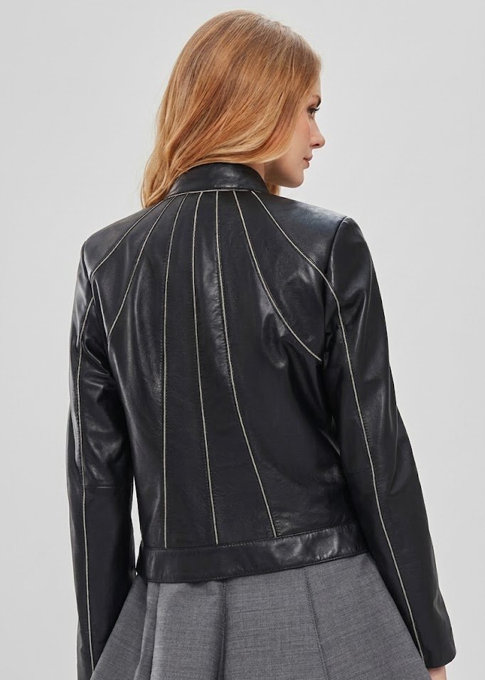 Black-Biker-Style-Leather-back-studio