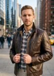 Ford Heritage Vintage Brown Leather Jacket