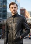 Harrison Black Classic Leather Jacket