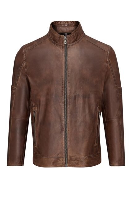 Oakridge Heritage Brown Leather Jacket