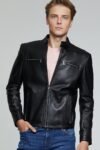 Sebastian Black Stylish Leather Jacket