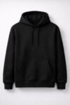 Men’s Premium Solid Black Hoodie