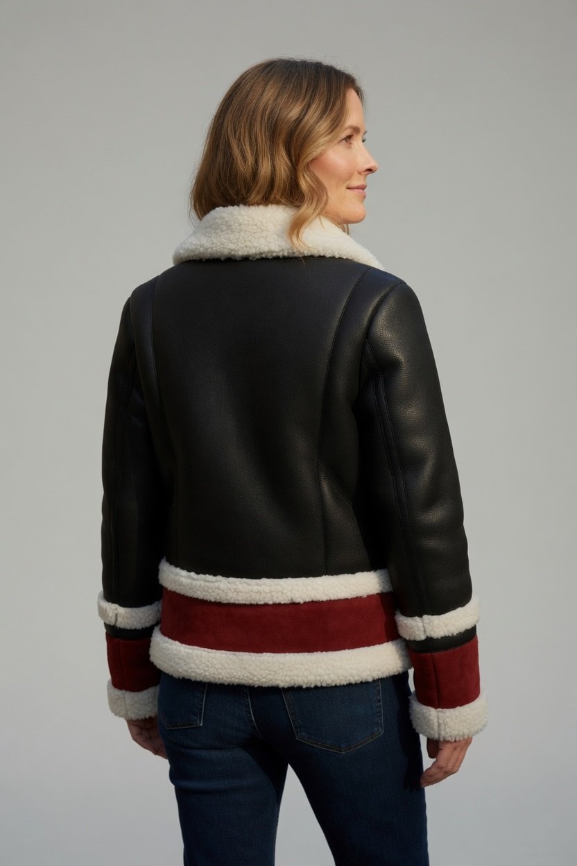 Daisy-Black-Leather-back-studio