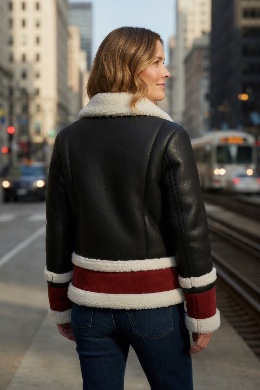 Daisy-Black-Leather-back
