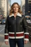 Daisy Onyx Premium Leather Biker Jacket