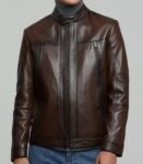 Butler Brown Men's Leather Jacket