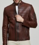 Harden Men's Brown Leather Jacket