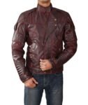 Galaxy Stylish Brown Leather Jacket For Men