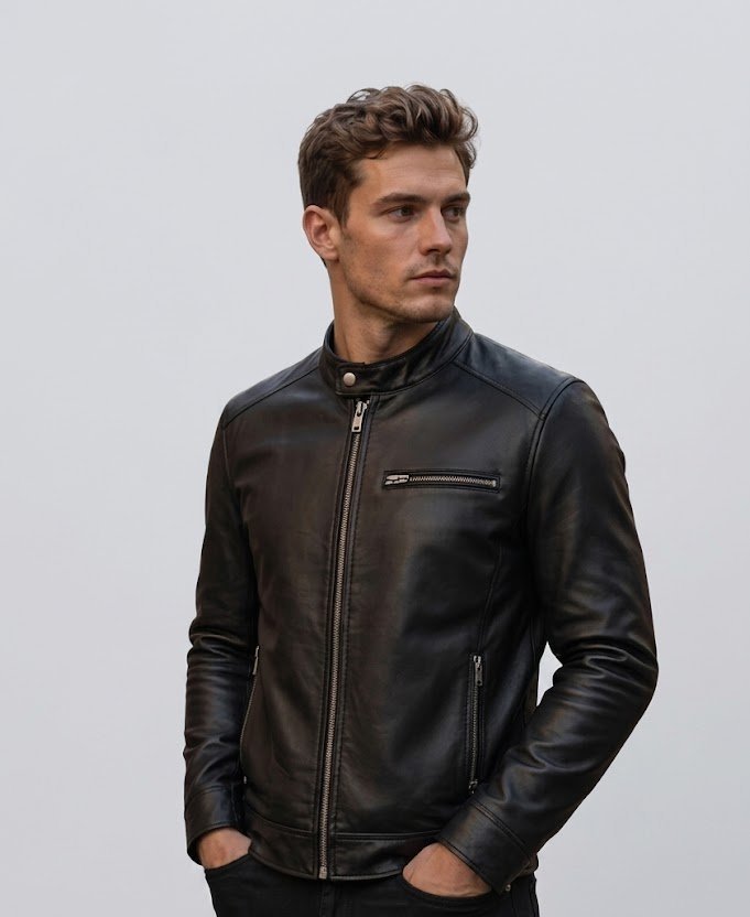 Mens-Black-Slim-Fit-front-studio