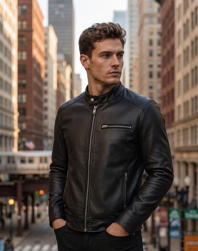Mens-Black-Slim-Fit-front