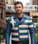Spartan Aegean Greek Flag Premium Leather Jacket