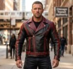 Maverick Distressed Brando Leather Biker Jacket