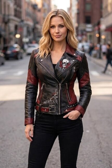 Nocturnal Anarchy Premium Leather Biker Jacket