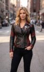 Nocturnal Anarchy Premium Leather Biker Jacket