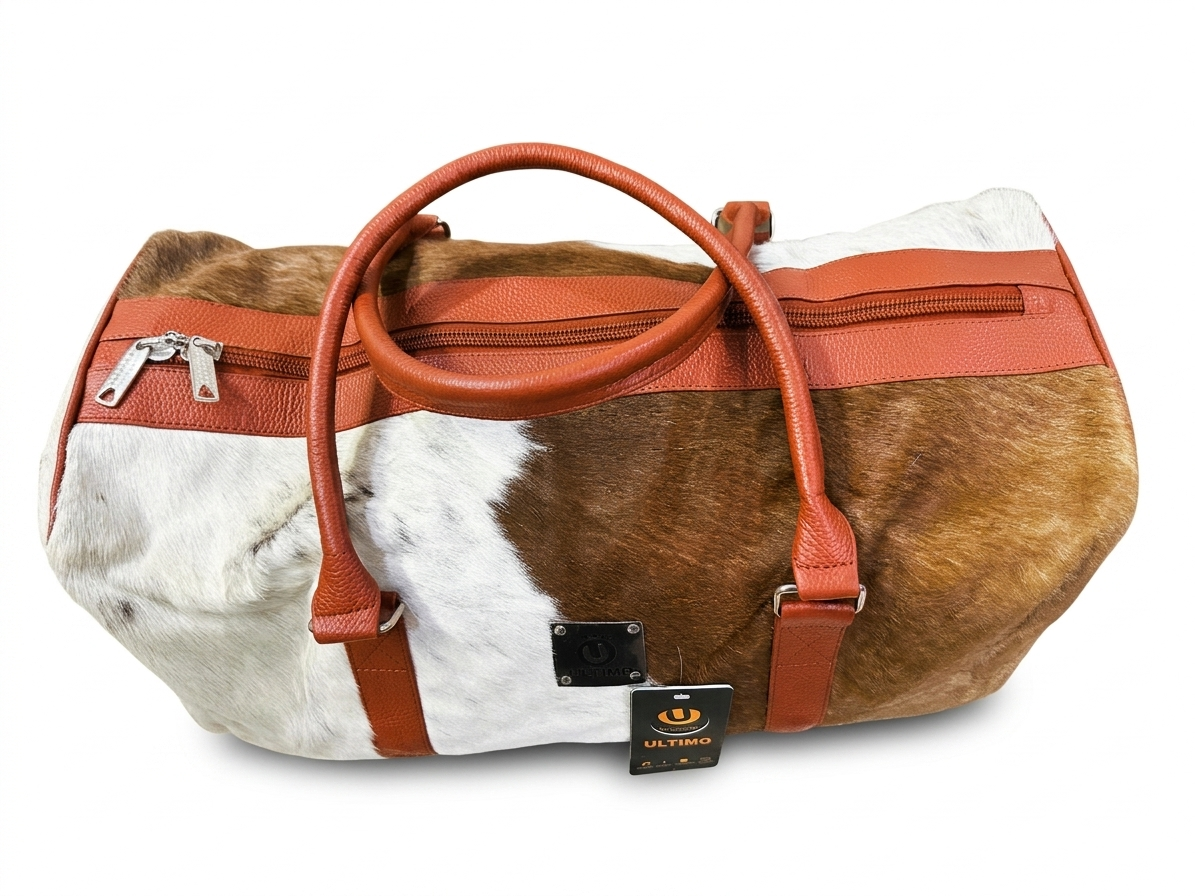 Cowhide Hair-on Duffle Bag No BG