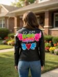 Love & Wings Black Brando Women Leather Jacket