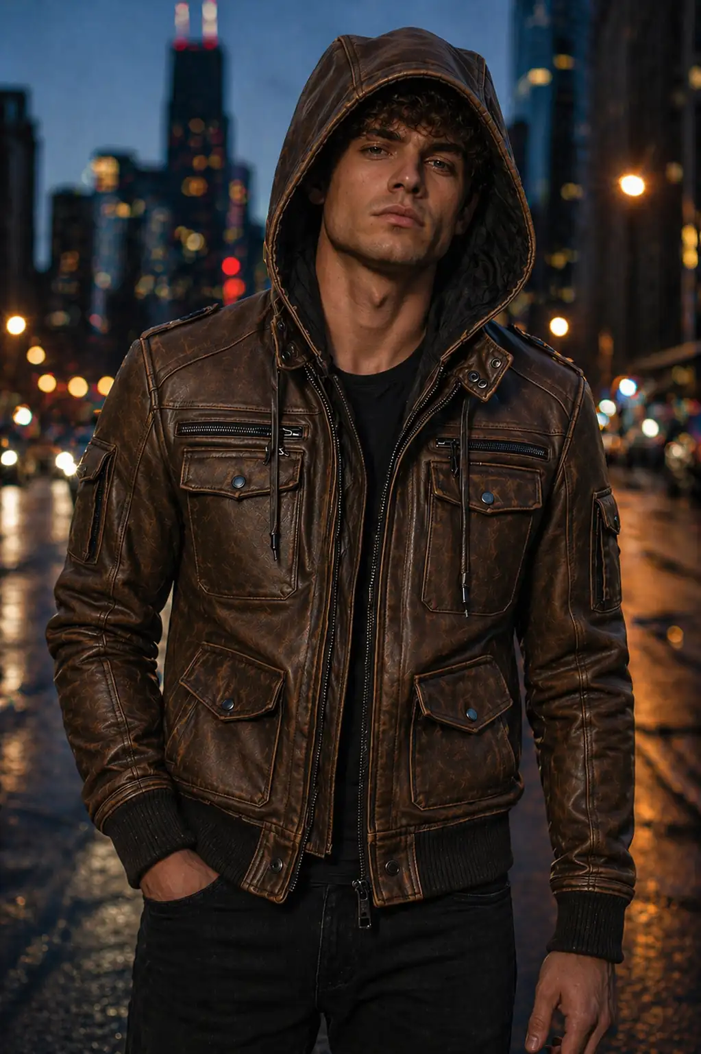 2025-12-Gotham-Weathered-Leather-Hoodie-Jacket-Front